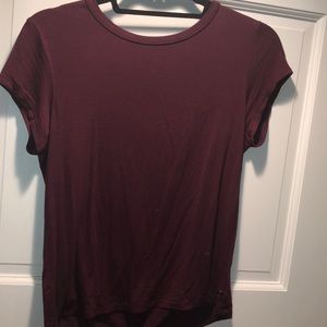 Maroon t-shirt